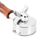 58mm Espresso Portafilter Compatible with La Marzocco Double Spouts Wood Handle