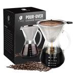 Bean Envy Pour Over Coffee Maker - Glass Design
