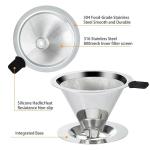 Double Mesh Pour Over Coffee Dripper Filter