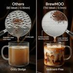 BrewMOO Airtight Cold Brew Coffee Maker Pitcher
