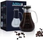 Iced Coffee Cold Brew Maker with Steel Filter