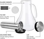 Iced Coffee Cold Brew Maker with Steel Filter