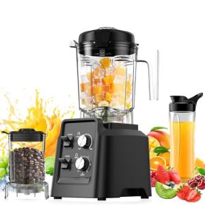 1400W Self-Cleaning Blender for Smoothies & Coffee