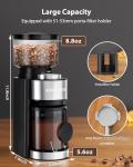 Aromaster Burr Coffee Grinder with 25 Settings