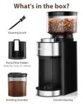 Aromaster Burr Coffee Grinder with 25 Settings