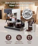 SYBO 12-Cup Commercial Drip Coffee Maker