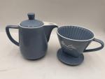 Melitta Heritage Blue Porcelain Pour-Over Coffee Maker