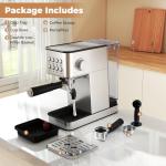 COSTWAY 20 Bar Espresso Machine with Milk Frother