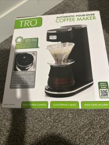TRU Automatic Pour Over Coffee Maker with Digital Controls