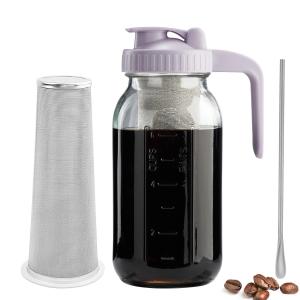 64oz Cold Brew Coffee Maker with Steel Filter