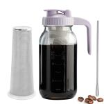 64oz Cold Brew Coffee Maker with Steel Filter