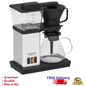 Automatic Pour-Over Coffee Maker with Glass Carafe