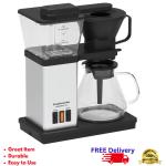 Automatic Pour-Over Coffee Maker with Glass Carafe