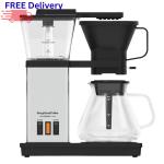 Automatic Pour-Over Coffee Maker with Glass Carafe