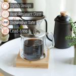 Pour Over Coffee Maker Set with Double Wall Glass