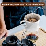 Ceramic Pour Over Coffee Maker for Manual Brewing