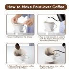 Ceramic Pour Over Coffee Maker for Manual Brewing