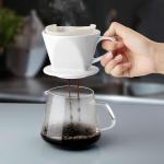 Ceramic Pour Over Coffee Maker for Manual Brewing