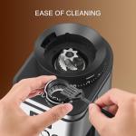 Electric Stainless Steel Burr Coffee Grinder with Timer