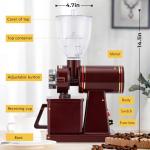 Flyseago Electric Burr Coffee Grinder - Silent & Adjustable