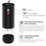 Nuttii Electric Burr Coffee Grinder – Compact & Quiet