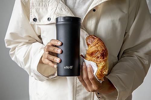 14oz Black Arabica Coffee Tumbler, Stainless Steel