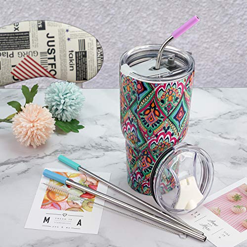Insulated Coffee Tumbler Set with Accessories