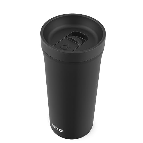 14oz Black Arabica Coffee Tumbler, Stainless Steel