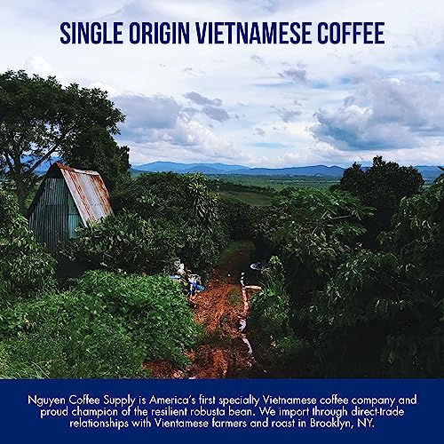 Nguyen Coffee Supply Truegrit Peaberry Robusta - Medium Roast, 12 oz