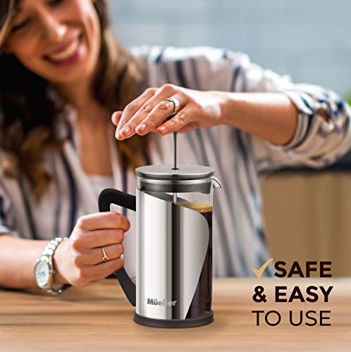 Mueller French Press Coffee Maker, Strong & Durable