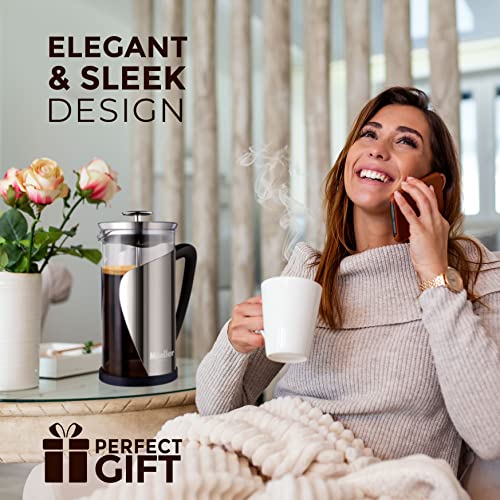 Mueller French Press Coffee Maker, Strong & Durable
