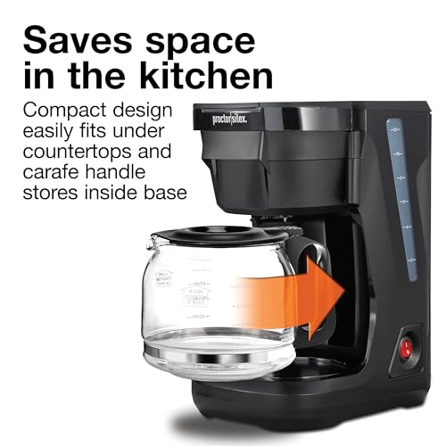 12 Cup FrontFill Drip Coffee Maker, Black/Silver