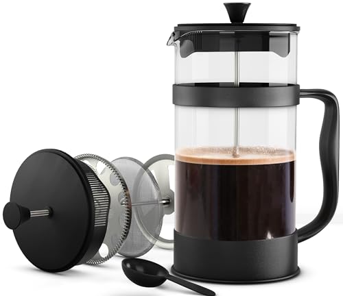 Utopia Kitchen French Press 34oz Coffee Maker - Black
