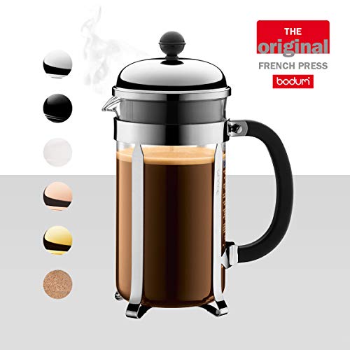 Bodum Chambord French Press Coffee Maker - Chrome