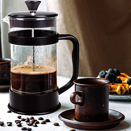 Utopia Kitchen French Press 34oz Coffee Maker - Black