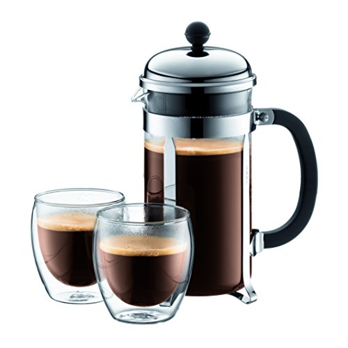 Bodum Chambord French Press Coffee Maker - Chrome