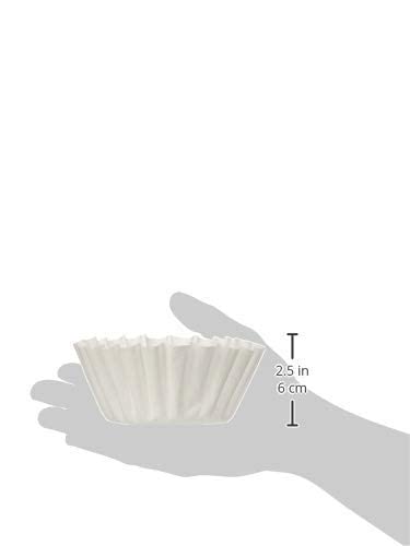 Melitta 600 Coffee Filters, Basket, 8-12 Cups, White