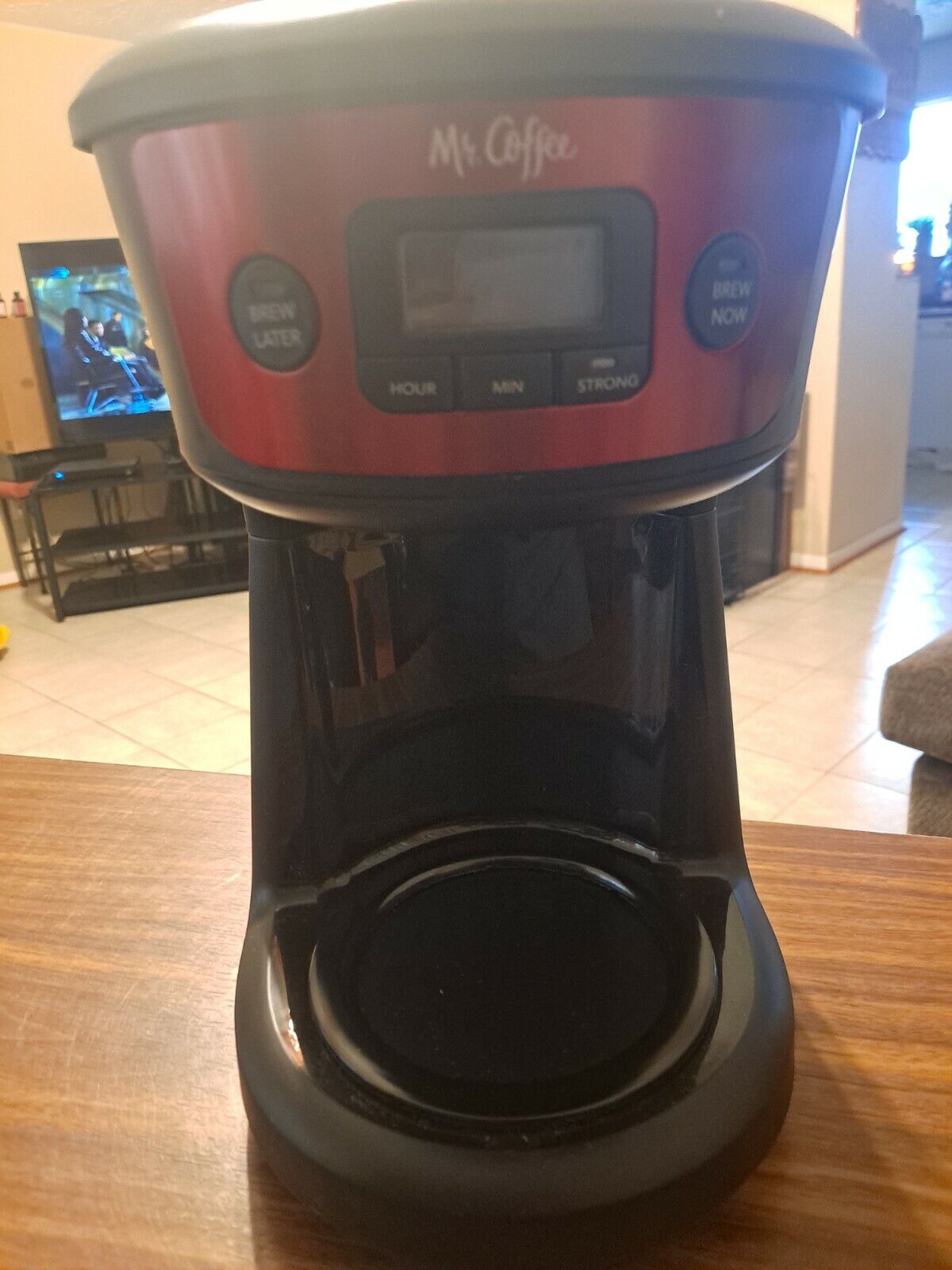 Programmable Drip Coffee Maker - 12-Cup, Red