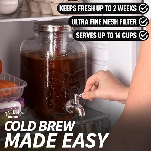 Extra-Thick Glass Cold Brew Coffee Maker