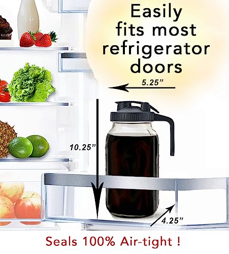 Cold Brew Coffee Maker - 64oz Mason Jar