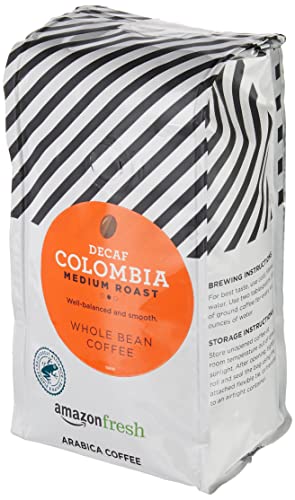 Decaf Colombia Coffee, Medium Roast, 12oz - AmazonFresh