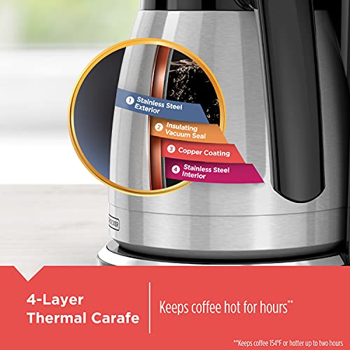 12 Cup Black Drip Coffee Maker by BLACK+DECKER