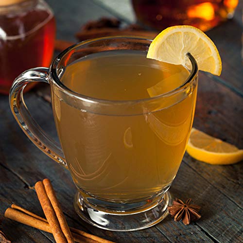 Set of 6 Clear Glass Coffee Mugs