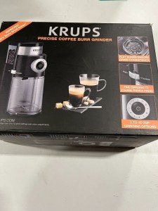 Krups Precision Flat Burr Grinder - 12 Grind Settings