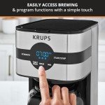 Krups 10-Cup Digital Stainless Steel Coffee Maker