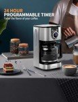 Homtone 10-Cup Programmable Drip Coffee Maker