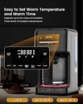COWSAR 14-Cup Programmable Coffee Maker in Silver