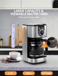 Homtone 10-Cup Programmable Drip Coffee Maker