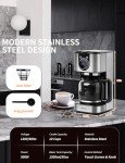 Homtone 10-Cup Programmable Drip Coffee Maker