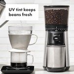 OXO Brew Silver Conical Burr Coffee Grinder